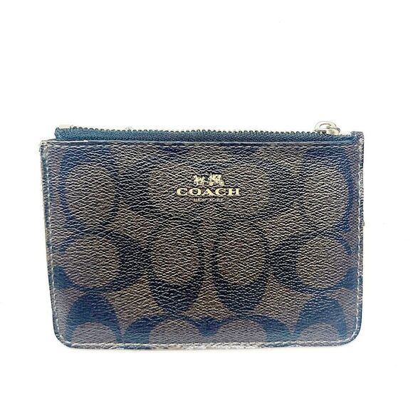 Coach Leather Coin Purse Wallet - Picture 1 of 8